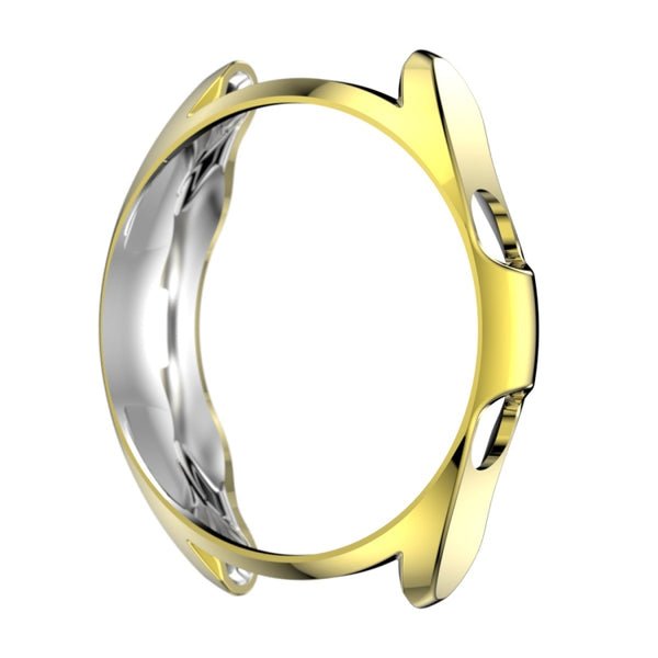 For Samsung Galaxy Watch 3 45mm Electroplating Hollow Half-pack TPU Protective Case(Golden) by ENKAY