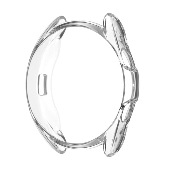 For Samsung Galaxy Watch 3 45mm Electroplating Hollow Half-pack TPU Protective Case(Transparent)