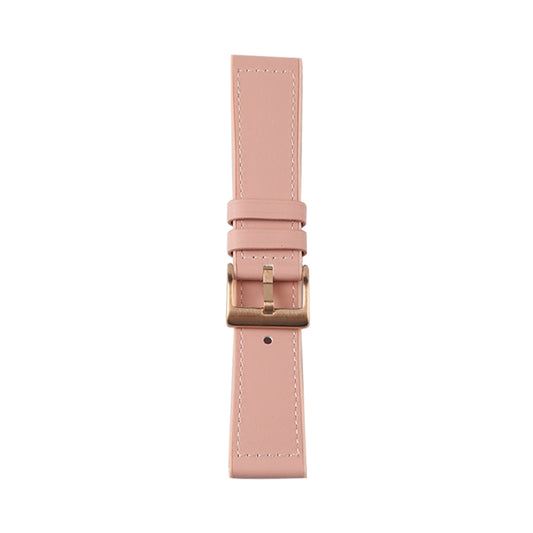 For Samsung Galaxy Watch 3 41mm TPU + Leather Watch Band(Pink) by buy2fix