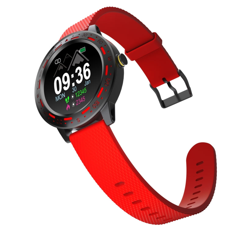 S18 1.3 inch TFT Screen IP67 Waterproof Smart Watch Bracelet, Support Sleep Monitor / Heart Rate Monitor / Blood Pressure Monitoring(Red) - Smart Wear by buy2fix | Online Shopping UK | buy2fix