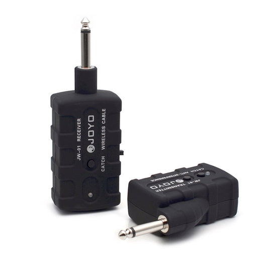 JOYO JW-01 Low Noise Portability Guitar Wireless Audio Transmitter Audio Receiver, Plug:UK Plug(Black) by JOYO