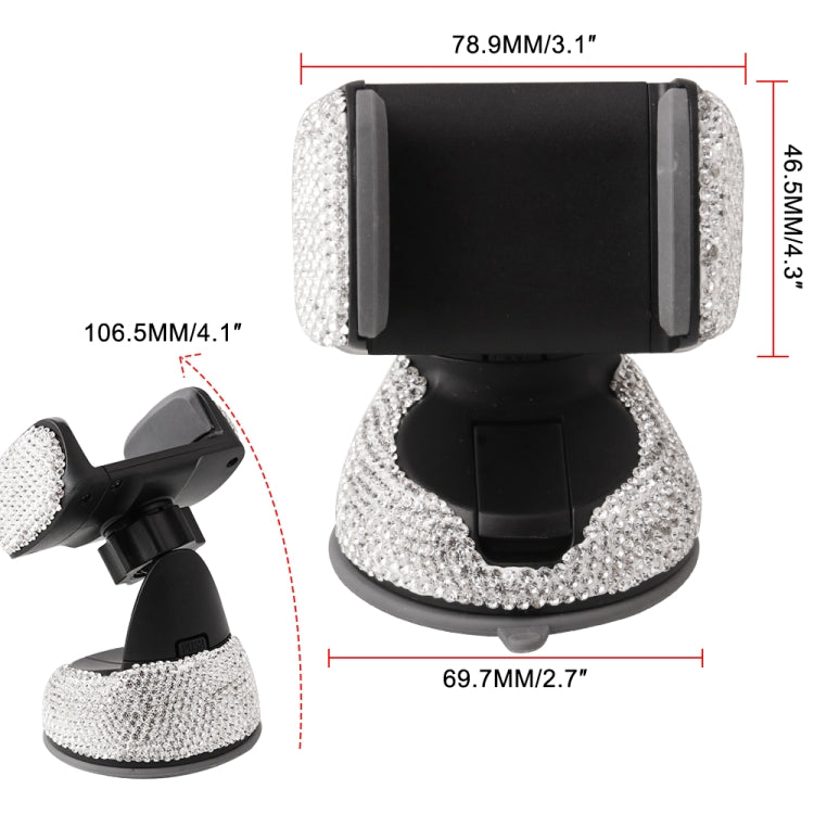 Diamond Car Phone Holder Bracket - Car Holders by buy2fix | Online Shopping UK | buy2fix