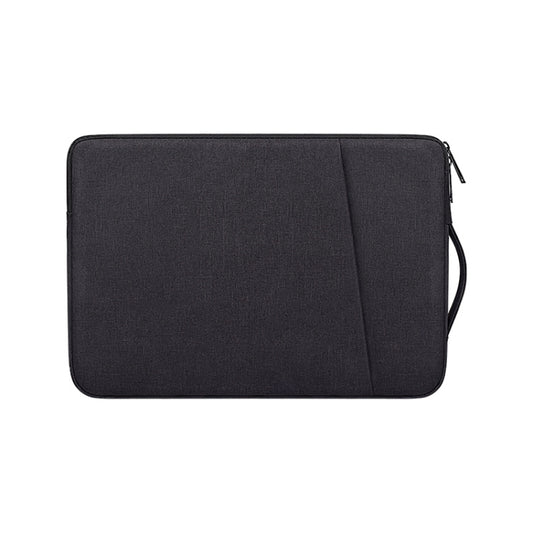 ND01D Felt Sleeve Protective Case Carrying Bag for 15.4 inch Laptop(Black) by buy2fix