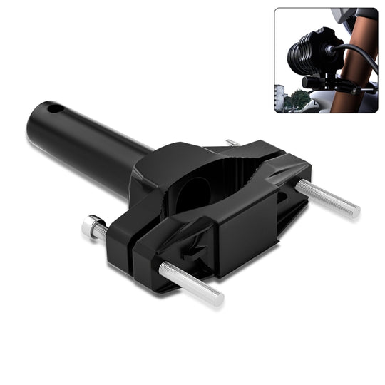 CS-1090A1 support de fixation de projecteur de montage d'absorption des chocs de pare-chocs modifié de moto (noir)