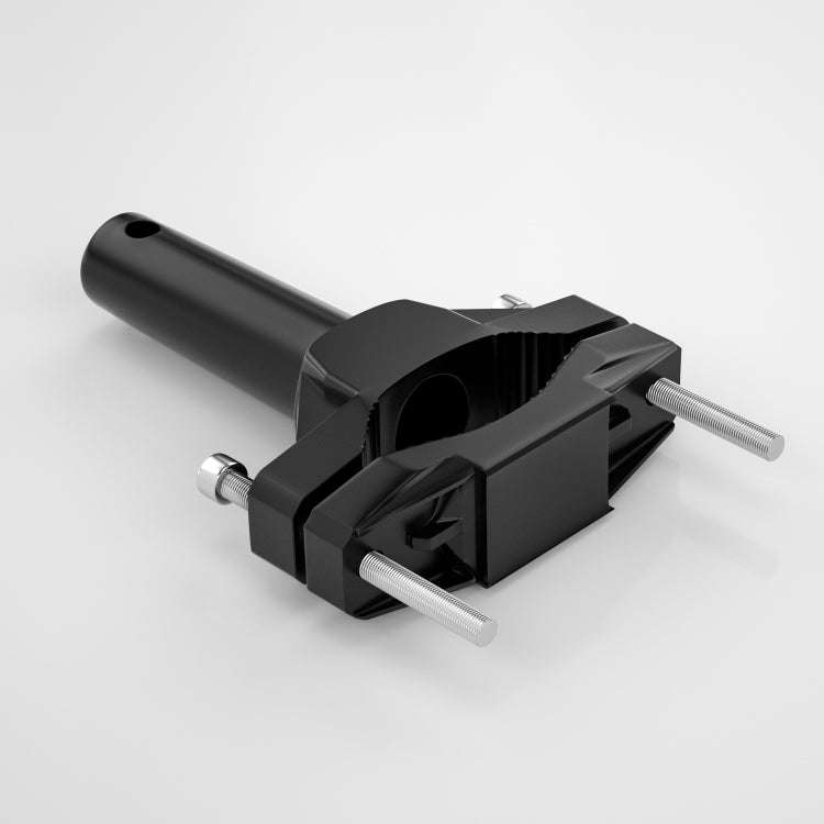 CS-1090A1 Motorcycle Modified Bumper Shock Absorption Fixture Spotlight Fixing Bracket(Black) by buy2fix