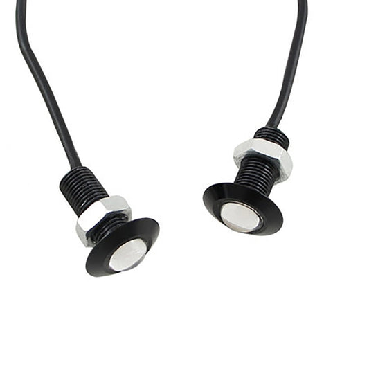 10 PCS 18mm 1.5W DC9-80V Motorcycle Eagle Eye Light Single Lens(Yellow Light) by buy2fix