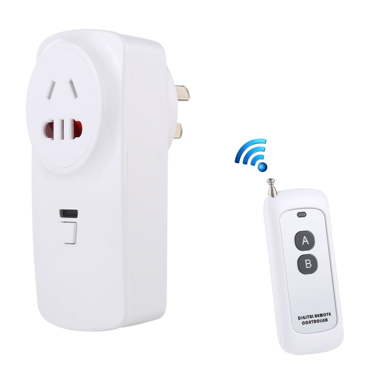 AK-DL220 220V Smart Wireless Remote Control Socket with Remote Control, Plug Type:AU Plug - Consumer Electronics by buy2fix | Online Shopping UK | buy2fix