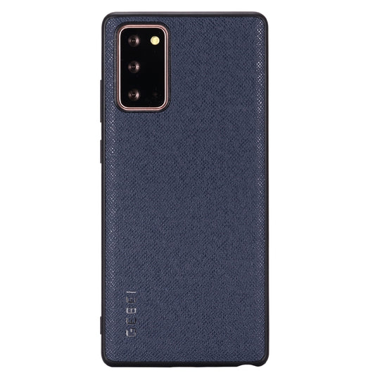 For Samsung Galaxy Note 20 GEBEI Full-coverage Shockproof Leather Protective Case(Blue)