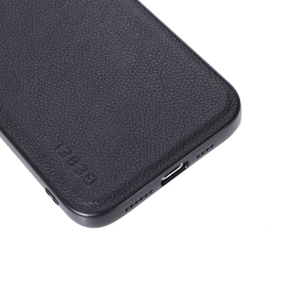 For iPhone 12 mini GEBEI Full-coverage Shockproof Leather Protective Case (Black) - iPhone 12 mini Cases by GEBEI | Online Shopping UK | buy2fix