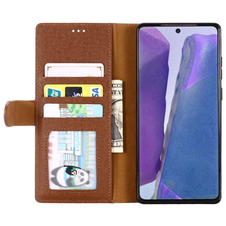 For Samsung Galaxy Note 20 GEBEI Top-grain Leather Horizontal Flip Protective Case with Holder & Card Slots & Wallet & Photo Frame(Brown) - Galaxy Note20 Cases by GEBEI | Online Shopping UK | buy2fix