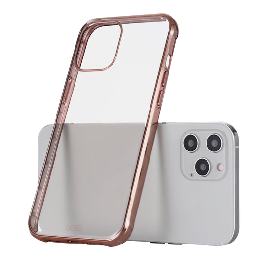 For iPhone 12 Pro Max GEBEI Plating TPU Shockproof Protective Case(Gold)