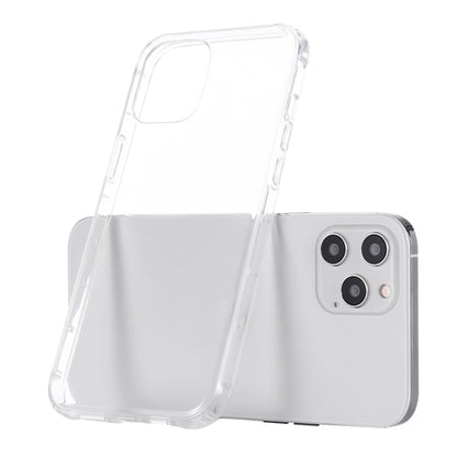 For iPhone 12 Pro Max GEBEI Plating TPU Shockproof Protective Case(Transparent) - iPhone 12 Pro Max Cases by GEBEI | Online Shopping UK | buy2fix