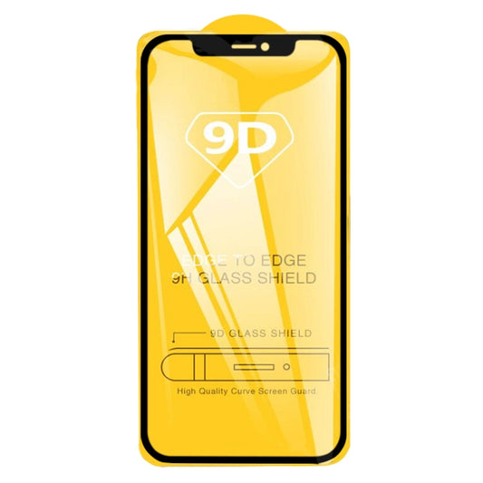 For iPhone 12 / 12 Pro 9D Full Glue Full Screen Tempered Glass Film by buy2fix