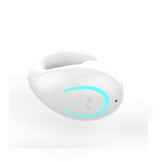 YX08 Ultra-light Ear-hook Wireless V5.0 Bluetooth Earphones Ear Clip Stereo Bluetooth Headset with Mic(White) by buy2fix