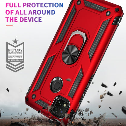 For Xiaomi Redmi 9C Shockproof TPU + PC Protective Case with 360 Degree Rotating Holder(Black) - Xiaomi Accessories by buy2fix | Online Shopping UK | buy2fix