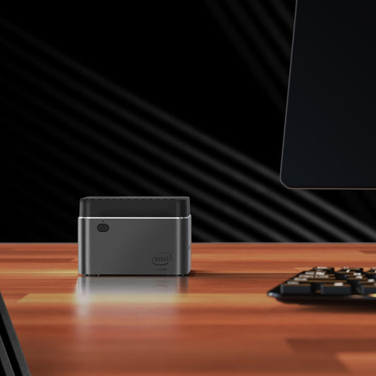 GMK NucBox Windows 10 System Mini PC, Intel Celeron J4125 Quad Core 64bit 14nm 2GHz-2.7GHz, Support WiFi & Bluetooth & RJ45, 8GB+128GB,EU Plug by buy2fix