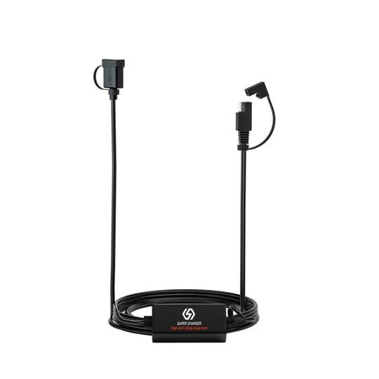 WUPP CS-1186B1 Chargeur de charge rapide pour moto SAE avec port USB unique