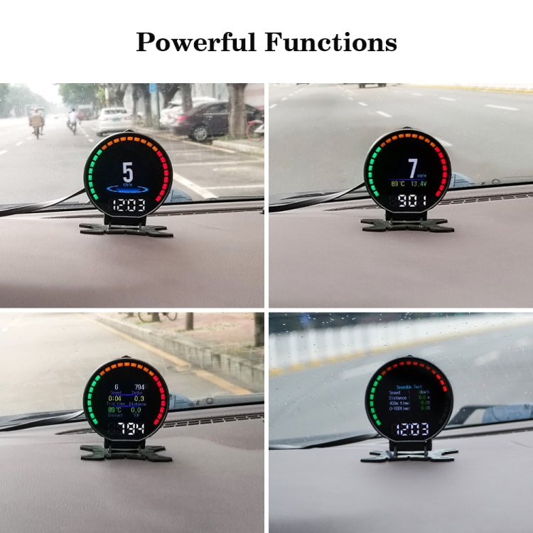 P15 OBD2 Car HUD Head-up Display Water Temperature / Vehicle Speed / Voltage - Head Up Display System by buy2fix | Online Shopping UK | buy2fix