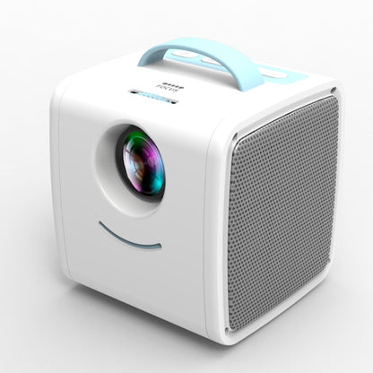 Q2 LED 1080P Mini Portable Projector Children Projector, Plug Type:AU Plug(Blue White) - Consumer Electronics by buy2fix | Online Shopping UK | buy2fix