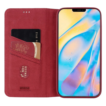 For iPhone 12 mini GEBEI PU+TPU Horizontal Flip Protective Case with Holder & Card Slots (Red) - iPhone 12 mini Cases by GEBEI | Online Shopping UK | buy2fix