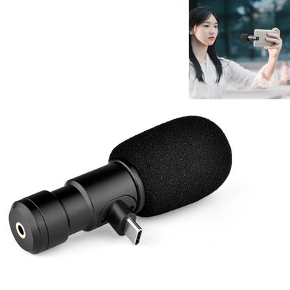 YELANGU MIC06-C Type-C Interface Portable Live Broadcast Interview Mobile Phone Recording Microphone - Consumer Electronics by YELANGU | Online Shopping UK | buy2fix