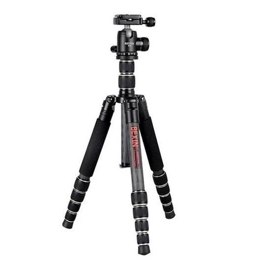 BEXIN BX255C K30 Portable Carbon Fiber Tripod for Camera Dslr - Camera Accessories by BEXIN | Online Shopping UK | buy2fix