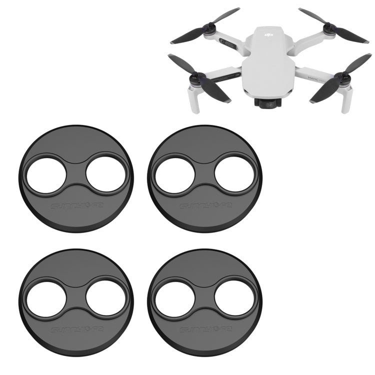 Sunnylife Dust-proof Waterproof Aluminum Alloy Motor Cover for DJI Mini 3 Pro/Mavic Mini/Mini SE(Black) - DJI & GoPro Accessories by null | Online Shopping UK | buy2fix