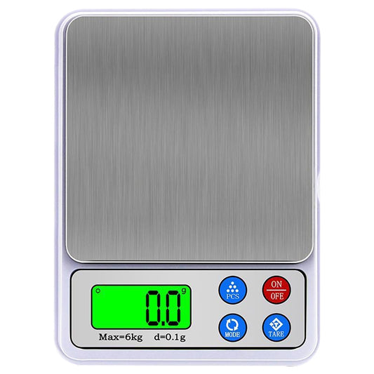 MH-555 6Kg x 0.1g High Accuracy Digital Electronic Portable Kitchen Scale Balance Device with 2.2 inch LCD Screen by buy2fix