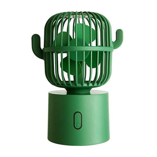 F6 Cactus Portable Mini Fan USB Shaking Head Handheld Desk Electric Fan (Green) - Consumer Electronics by buy2fix | Online Shopping UK | buy2fix