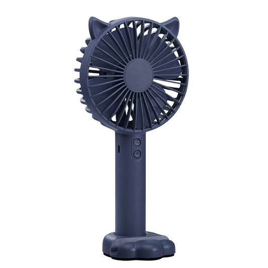 N10 Multi-function Handheld Desktop Holder Electric Fan, with 3 Speed Control (Sapphire Blue) by buy2fix