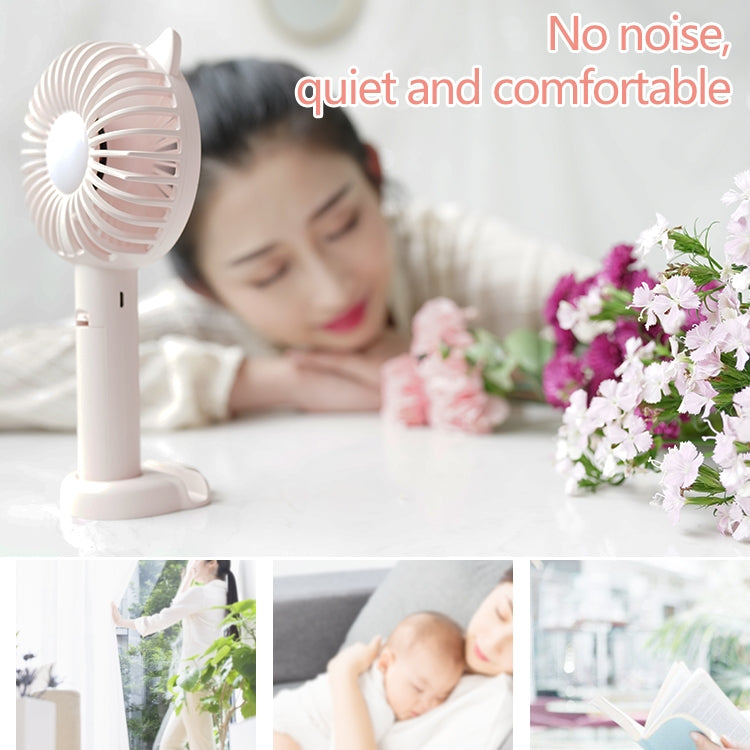 N10 Multi-function Handheld Desktop Holder Electric Fan, with 3 Speed Control (White) - Consumer Electronics by buy2fix | Online Shopping UK | buy2fix