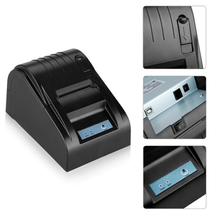 POS-5890T Portable 90mm / sec Thermal Receipt Printer, Compatible ESC/POS Command(Black) - Consumer Electronics by buy2fix | Online Shopping UK | buy2fix