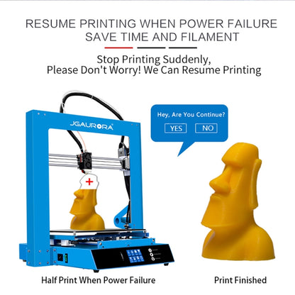 JGAURORA A1 Desktop High Precision Metal Plate Frame Three-Dimensional Physical 3D Printer - Consumer Electronics by JGAURORA | Online Shopping UK | buy2fix