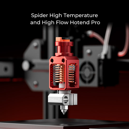 CREALITY 3D Printer Part Spider High Temperature and High Flow Hotend Pro(Red) by Creality