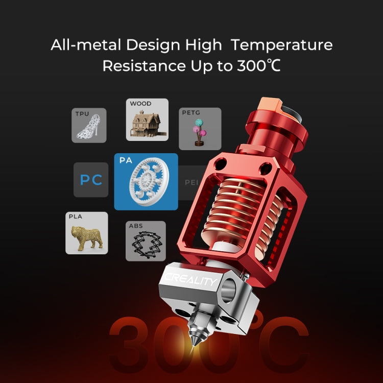 CREALITY 3D Printer Part Spider High Temperature and High Flow Hotend Pro(Red) - Consumer Electronics by Creality | Online Shopping UK | buy2fix