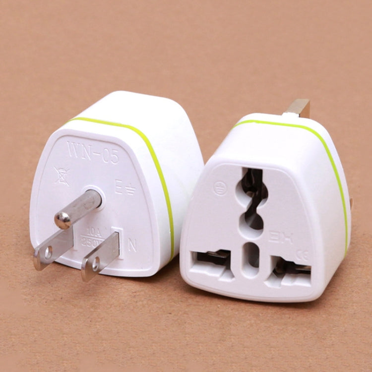 Pure Copper US Plug Mexico Adapter (White) - Consumer Electronics by buy2fix | Online Shopping UK | buy2fix