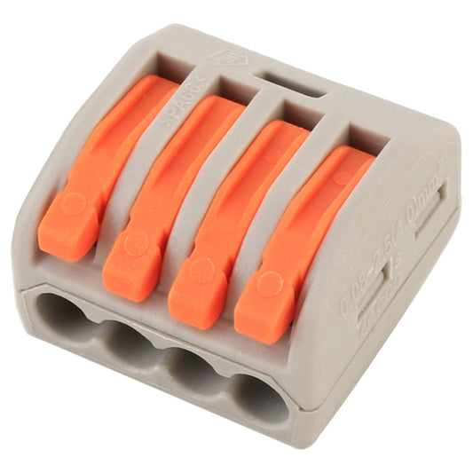 10 PCS 4 Port PCT Series Architectural Wiring Connector LED Lamp Conductor Distributor Junction Box Wire Joint by buy2fix