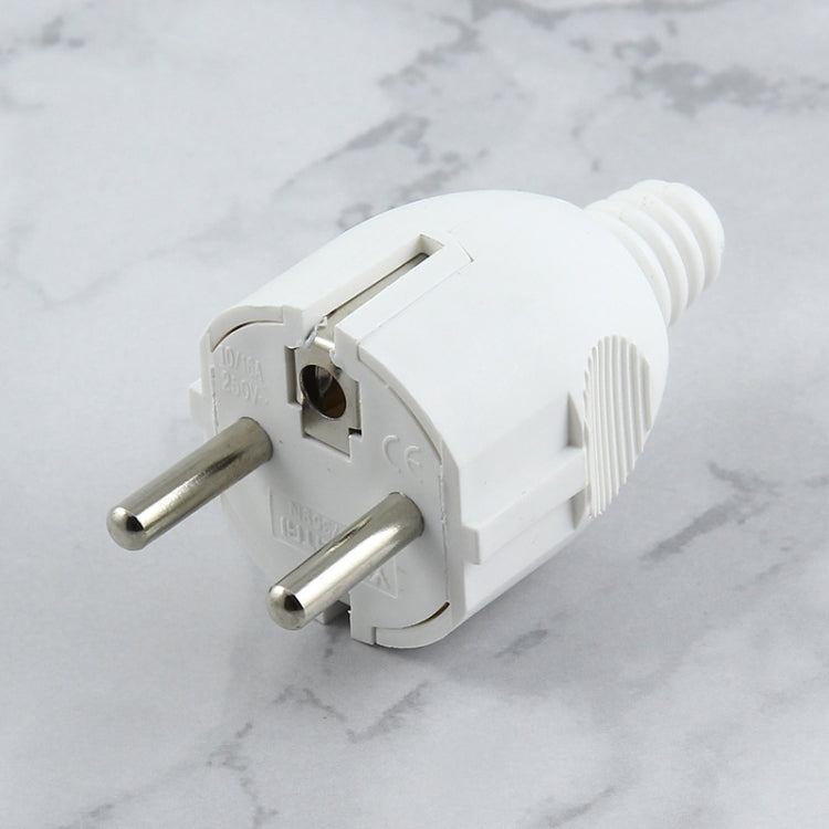 Side Wiring Tripolar Power Plug, EU Plug - Consumer Electronics by buy2fix | Online Shopping UK | buy2fix