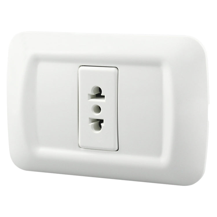 Round Flat Single Connection Ambipolar Wall-mounted Socket – buy2fix