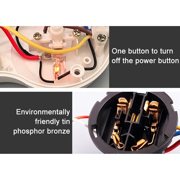 Charging Plug-in Wiring Board Creative Rotary Towline Board 13A Deformed Socket with USB, UK Plug, 4-Bit Socket(Black) - Consumer Electronics by buy2fix | Online Shopping UK | buy2fix