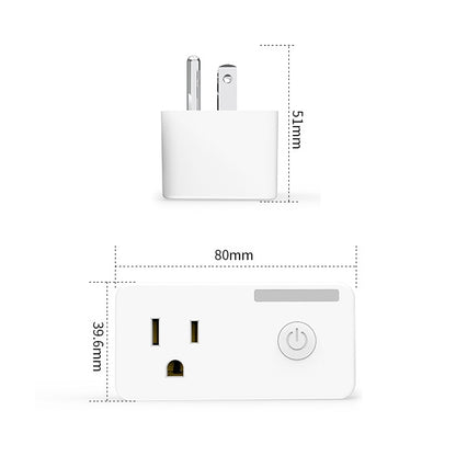 SA-004 10A EWeLink APP Remote Timing WiFi Smart Socket Works with Alexa and Google Home, US Plug - Consumer Electronics by buy2fix | Online Shopping UK | buy2fix