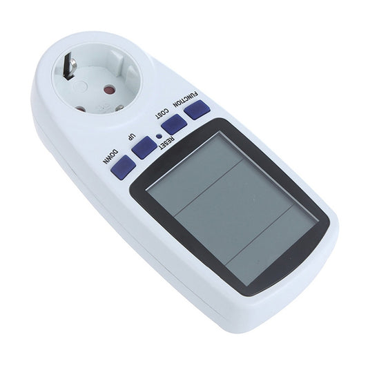 AC 230V 50Hz Max 16A LCD Display Energy Meter Watt Volt Voltage Power Analyzer Automatic Electricity Monitor Analyzer Power, EU Plug by buy2fix