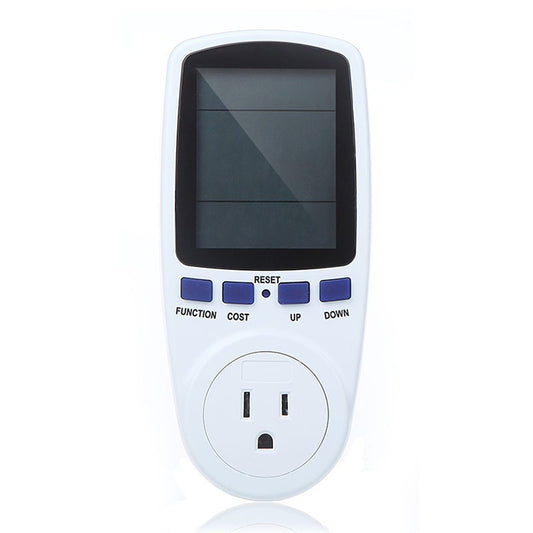 AC 120V 60Hz Max 15A LCD Display Power Meter Energy Watt Amps Volt Electricity Usage Monitor Analyzer, US Plug by buy2fix