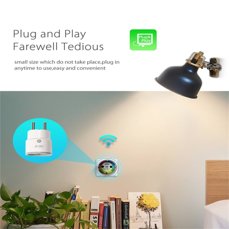 NEO NAS-WR01W WiFi EU Smart Power Plug,with Remote Control Appliance Power ON/OFF via App & Timing function - Plug Adaptor by NEO | Online Shopping UK | buy2fix