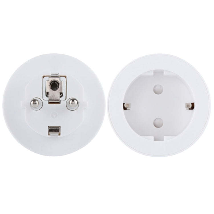 JH-G01E 16A 2.4GHz WiFi Control Smart Home Power Socket Works with Alexa  & Google Home, Support LED Indicator, AC 100-240V, EU Plug(White) - Consumer Electronics by buy2fix | Online Shopping UK | buy2fix