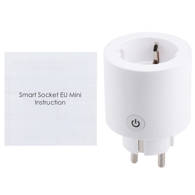 JH-G01E 16A 2.4GHz WiFi Control Smart Home Power Socket Works with Alexa  & Google Home, Support LED Indicator, AC 100-240V, EU Plug(White) - Consumer Electronics by buy2fix | Online Shopping UK | buy2fix