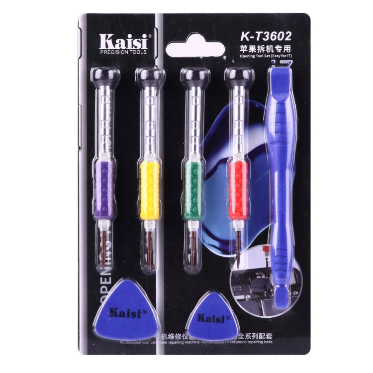 Kaisi K-3602 7 in 1 Opening Tool Set for iPhone - Tool Kits by Kaisi | Online Shopping UK | buy2fix