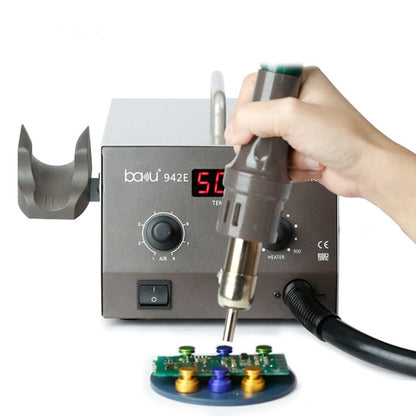 BAKU BA-942E 220V Digital Display Adjustable Temperature Hot Air Gun Desoldering Station Set, EU Plug - Electric Soldering Iron by BAKU | Online Shopping UK | buy2fix