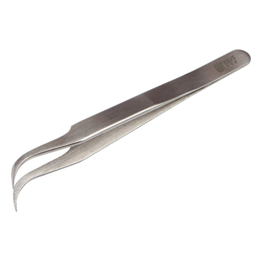 BEST BST-15L Brushed stainless steel tweezers by BEST