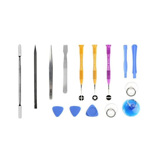 JF-8133 15 in 1 Metal + Plastic iPhone Dedicated Disassemble Repair Tool Kit by JIAFA